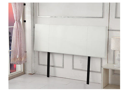 DOUBLE BETELGUESE LEATHER HEADBOARD BEDHEAD - WHITE