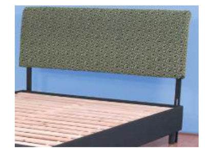 QUEEN BERIMA FABRIC BED HEAD ONLY   - ASSORTED COLOURS (W/B FABRIC)