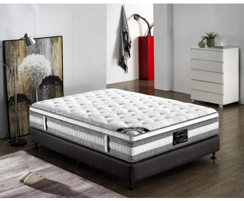 King Premium Euro Top Pocket Spring Mattress - Medium Firm