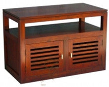 HOLLAND  2 DOOR TV STAND  (TV 200 HSR FL)  - 600(H) x 970(W) - MAHOGANY OR CHOCOLATE -