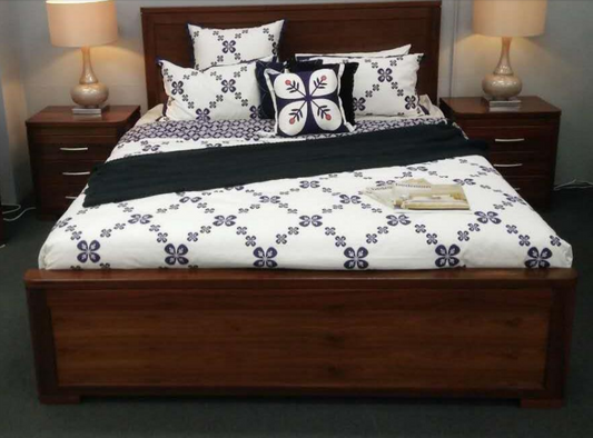 MARISSA KING 3  PIECE (BEDSIDE )  BEDROOM SUITE - (MODEL-2-21-14-2-21-18-25) - AS PICTURED