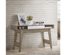 BARTEL SCANDINAVIAN CONSOLE / HALLWAY TABLE - 1200(W) - OAK / WHITE