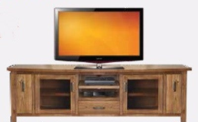 Montana 2 Drawer 2 Door TV Unit - 665(H) X 2230(W) - Mountain Gum (2063)