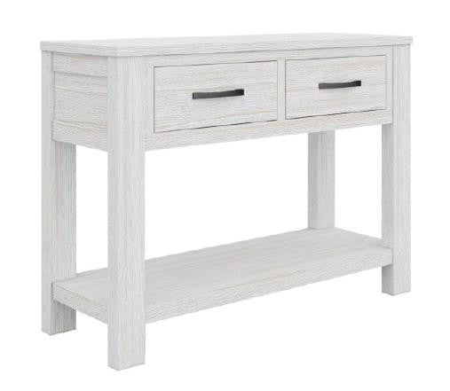 Mildred Hallway / Console Table (1100W) With 2 Drawers - (6-12-15-9-14-1) - White Wash