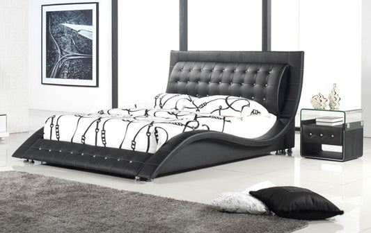 QUEEN DOLCHI / LEXI (2780#) LEATHERETTE BED - ASSORTED COLOURS