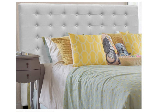 KING GRONTEC FABRIC  HEADBOARD ONLY - GREY