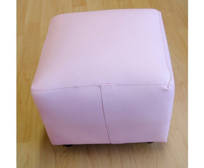 KIDEE  SET OF 5 KIDS LEATHERETTE LOUNGE   -PINK