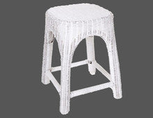 RATTAN (DET809) KITCHEN   STOOL - SEAT: 500(H) -  WHITE