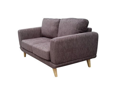 ALASKA 2  SEATER FABRIC  LOUNGE - BROWN