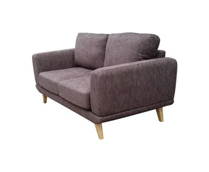 ALASKA 2  SEATER FABRIC  LOUNGE - BROWN