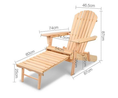 ORBITS 3 PIECE OUTDOOR WOODEN BEACH TABLE AND CHAIR SET - NATURAL