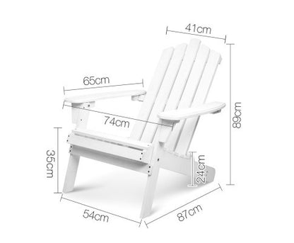 ORBITS 3 PIECE OUTDOOR WOODEN BEACH TABLE AND CHAIR SET -WHITE