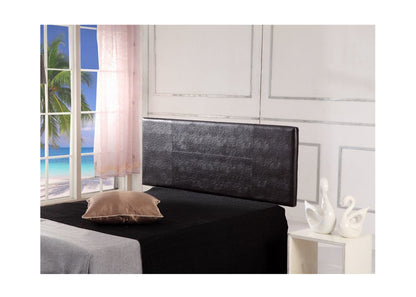 DOUBLE LEATHERETTE BEDHEAD (ING-HB-04/05/06)  -  BROWN, BLACK OR WHITE