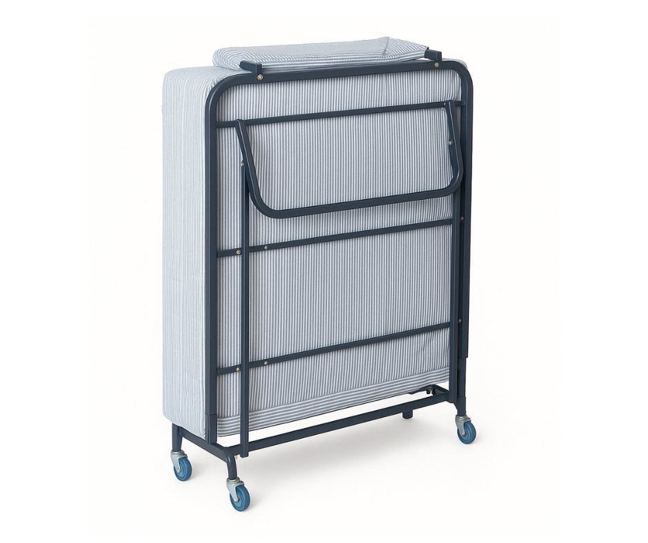 SINGLE FREDDY FOLDING BED INCLUDING 100MM HIGH DENSITY MATTRESS (MODEL-LZ-B105)