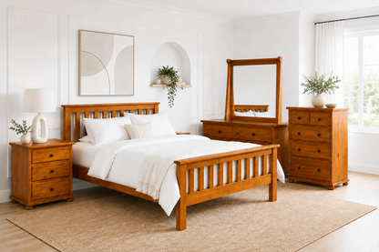 Double Cronulla Dragon Federation (AUSSIE MADE) Bed With Matching Foot End - Assorted Colours