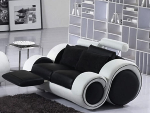 SIRENO ( F6005B) 2RR RECLINER SOFA - BONDED LEATHER - ASSORTED  COLOURS
