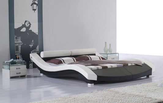 King Eirene Leatherette Bed (3011) - Assorted Colors