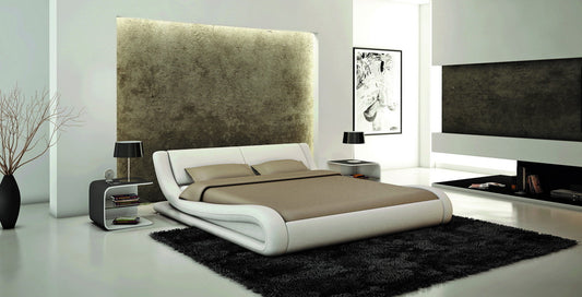 QUEEN CALABRIA LEATHERETTE BED (3038B) - ASSORTED COLOURS