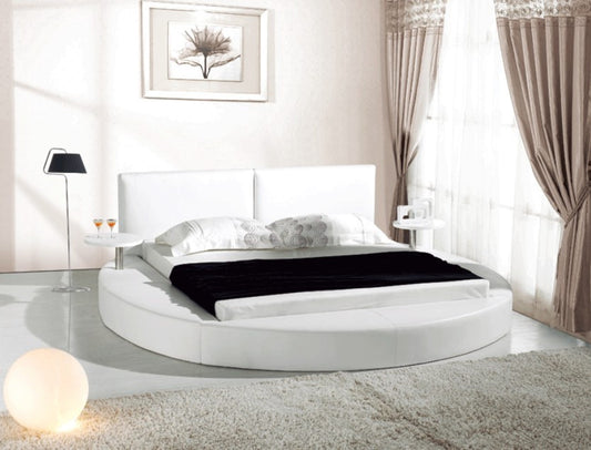 LOGURNIA KING 3 PIECE BEDSIDE BEDROOM SUITE - 100% LEATHER / LEATHERETTE COMBINATION - ASSORTED COLOURS - (BEDSIDES INCLUDED WITH BED)