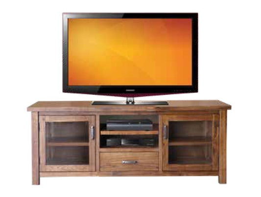 Montana 1 Drawer/ 2 Door TV Unit - 665(H) X 1720(W) - Mountain Gum (3029)