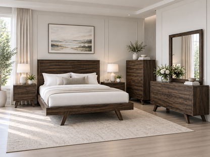 Susan (AUSSIE MADE) King 5 Piece (DRESSER) Bedroom Suite - Assorted Colours Available