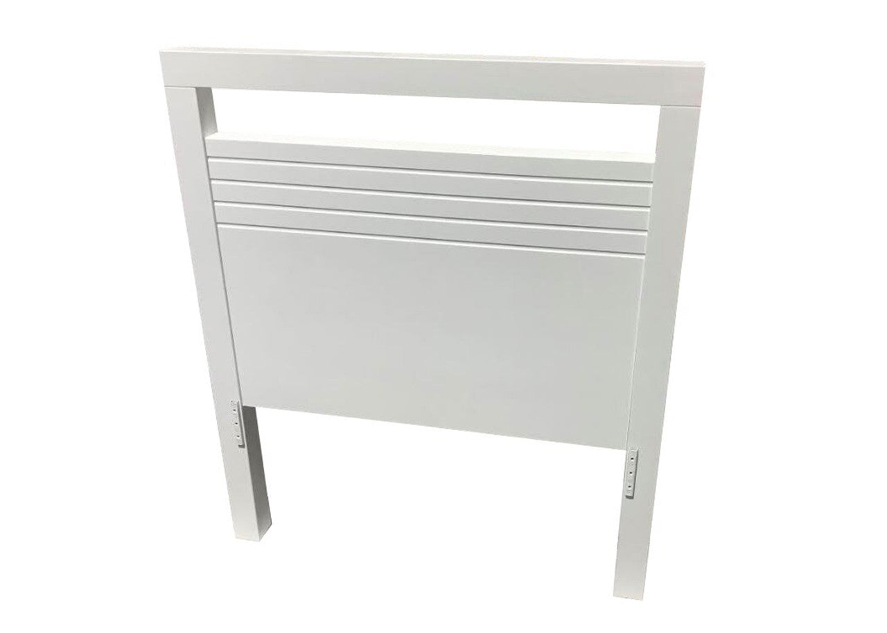 BEV (AUSSIE MADE) KING BEDHEAD ONLY  - WHITE, ANTIQUE WHITE, WHITEWASH