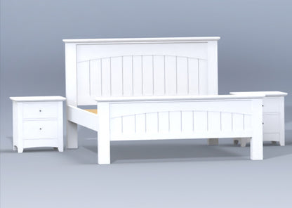 KING ANDREIA (CUSTOM MADE) 3 PIECE (BEDSIDE) BEDROOM SUITE - ASSORTED COLOURS