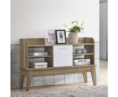 NEOLEEN SIDEBOARD (V80-NB 5THW1237-OK)  -  715(H) X 1100(W) - WHITE /OAK