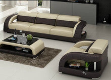 DANLILY (G8016D) 3 SEATER + 1 SEATER + 1 SEATER LOUNGE  -  CHOICE OF LEATHER AND ASSORTED COLOURS AVAILABLE
