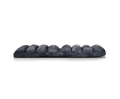 ABINAS LOUNGE SOFA CHAIR WITH 3 ADJUSTABLE SECTIONS - CHARCOAL