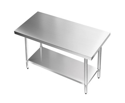 JASMIN 304 STAINLESS STEEL KITCHEN/ WORK BENCH TABLE 1524(L) - STAINLESS