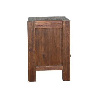 ENDLICHERI BEDSIDE TABLE - OAK OR CHOCOLATE