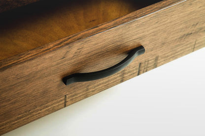 NEW YORK (289) BEDSIDE - RUSTIC ASH
