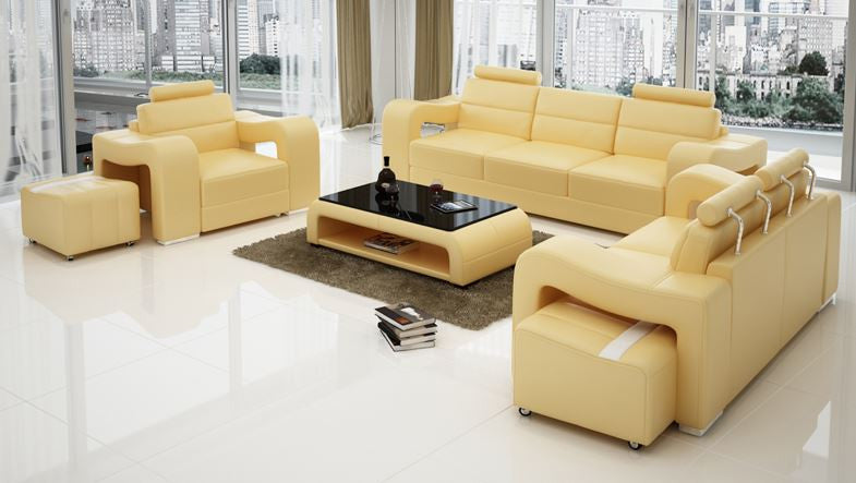 BENSALEM  2 SEATER  LEATHERETTE  SOFA (MODEL-F3008D)  - ASSORTED COLOURS