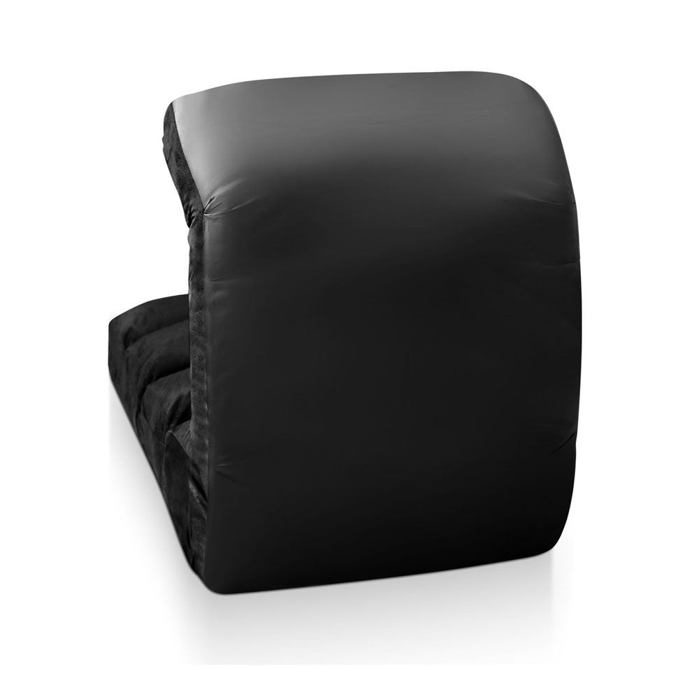 ABINAS LOUNGE SOFA CHAIR WITH 3 ADJUSTABLE SECTIONS - BLACK