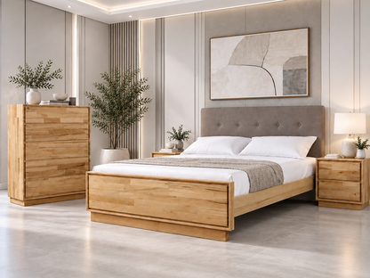 Alessia Queen 3 Piece Bedside Bedroom Suite