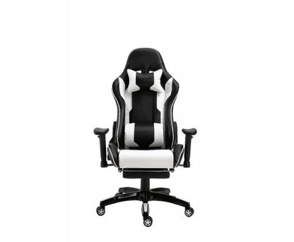 NIXON RECLINER OFFICE COMPUTER CHAIR - BLACK & WHITE