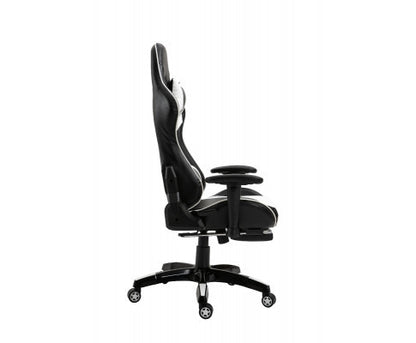 NIXON RECLINER OFFICE COMPUTER CHAIR - BLACK & WHITE