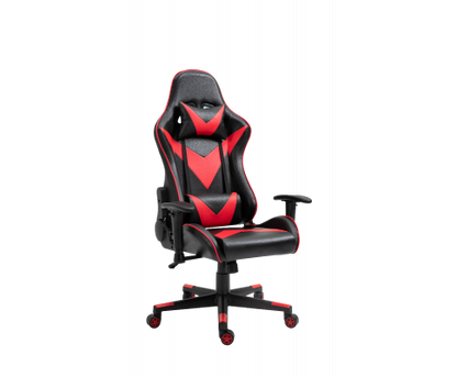 AGNELLE RECLINING OFFICE COMPUTER GAMING CHAIR - BLACK & RED