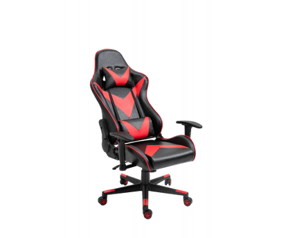 AGNELLE RECLINING OFFICE COMPUTER GAMING CHAIR - BLACK & RED