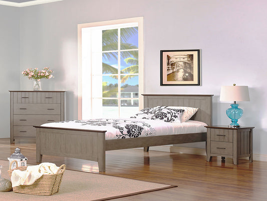 BONAVICH (5204) KING 4 PIECE (TALLBOY) BEDROOM SUITE - AS PICTURED