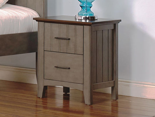 Bonavich (5204) 2 Drawer Bedside Table - As Pictured