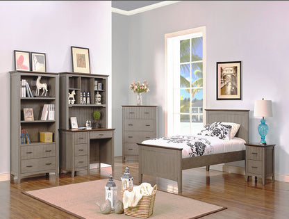 SINGLE BONAVICH (5204) TIMBER VENEER BED - AS PICTURED