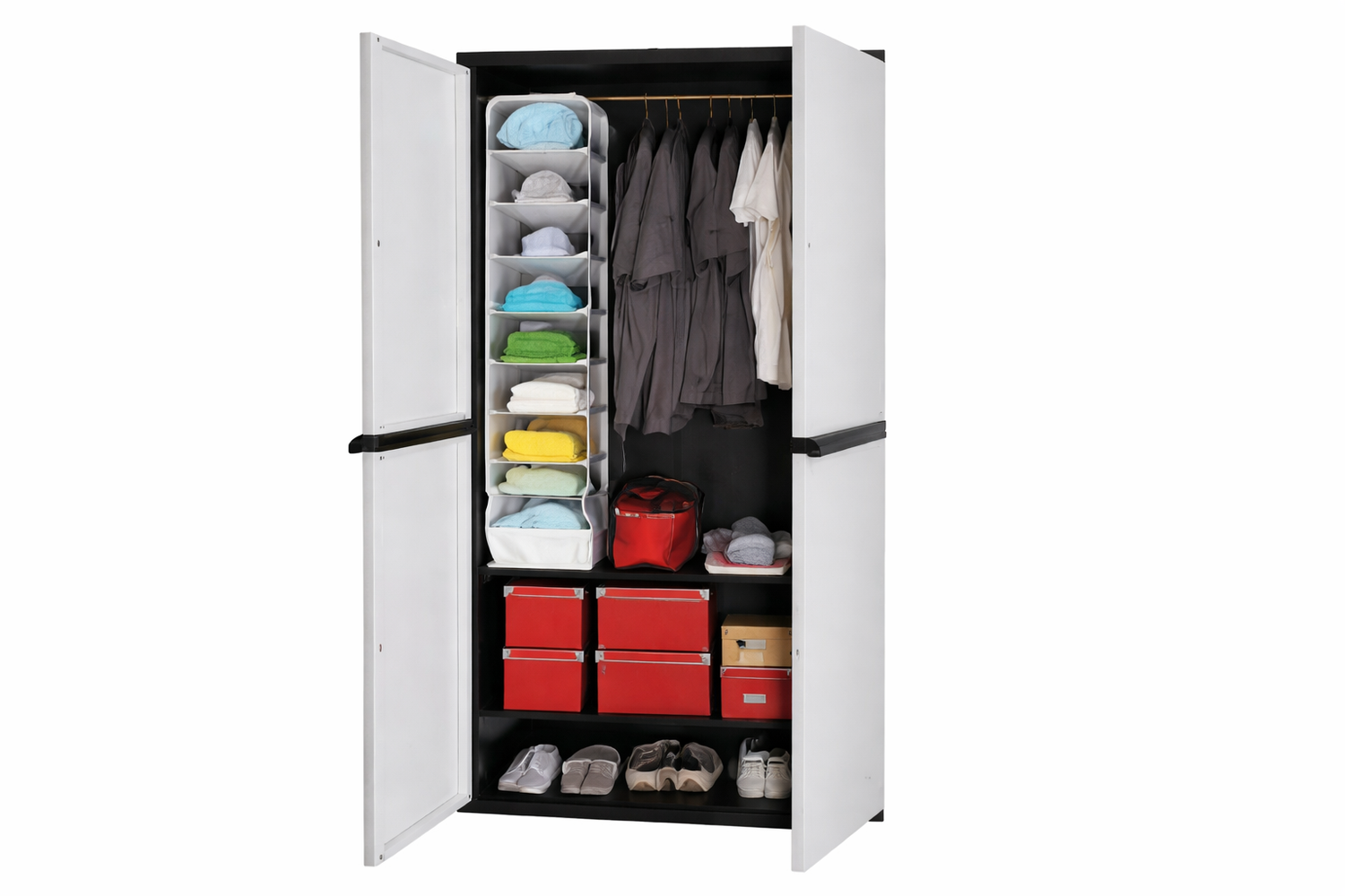 Leonie Large Wardrobe Cabinet - 760(W) - Beige Or Gray