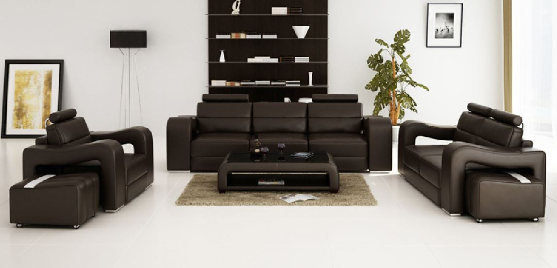 BENSALEM 3 SEATER  LEATHERETTE  SOFA (MODEL-F3008D)  - ASSORTED COLOURS