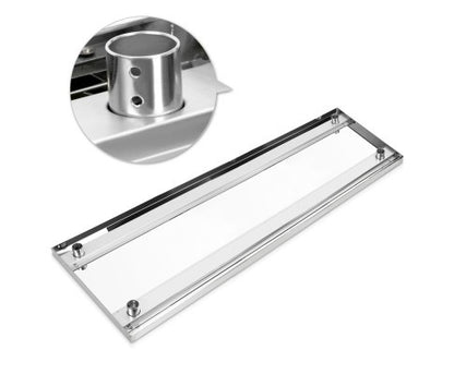 JASMIN 304 STAINLESS STEEL KITCHEN/ WORK BENCH TABLE 1829(L) - STAINLESS