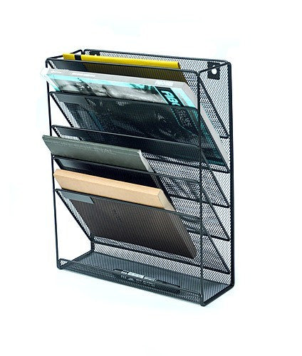 GELLERT 6 POCKET HANGING RACK STORAGE -  COLOR AS PICTURED