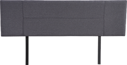 KING LEONIE LINEN FABRIC HEADBOARD BEDHEAD - GREY