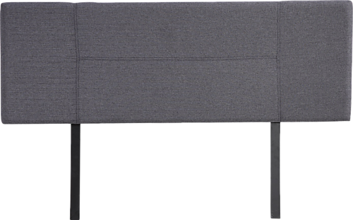 QUEEN MARFUSA LINEN FABRIC HEADBOARD BEDHEAD - GREY