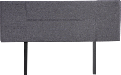 QUEEN MARFUSA LINEN FABRIC HEADBOARD BEDHEAD - GREY